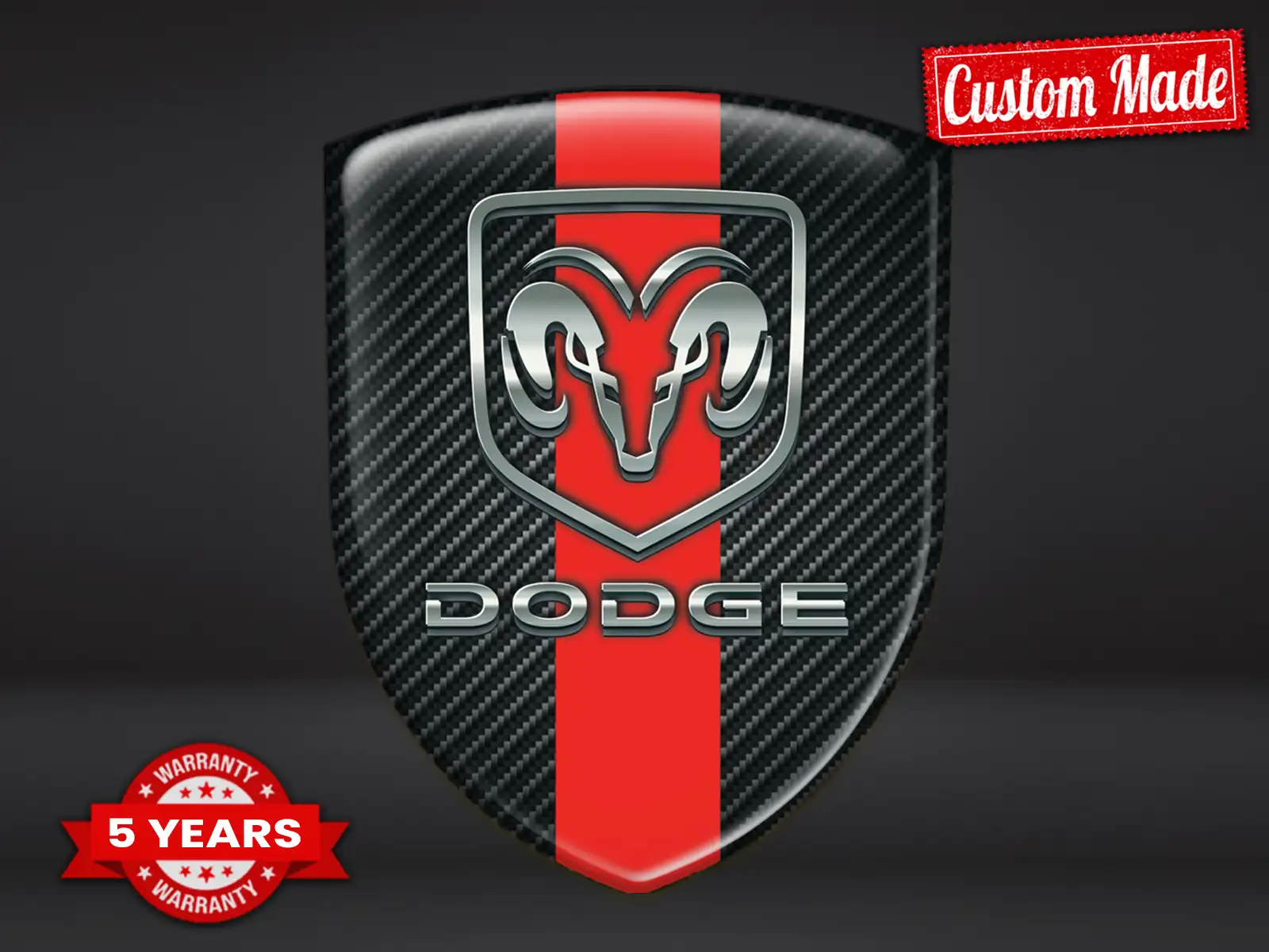Dodge Logo Auto Max Durable Stylé Pro Performance